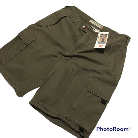 NWT The North Face Heritage Logo Cargo Shorts Men’s Waist Size 38 L Green NEW - Picture 3 of 16